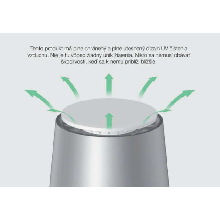 Čistič vzduchu UV-C bez filtra