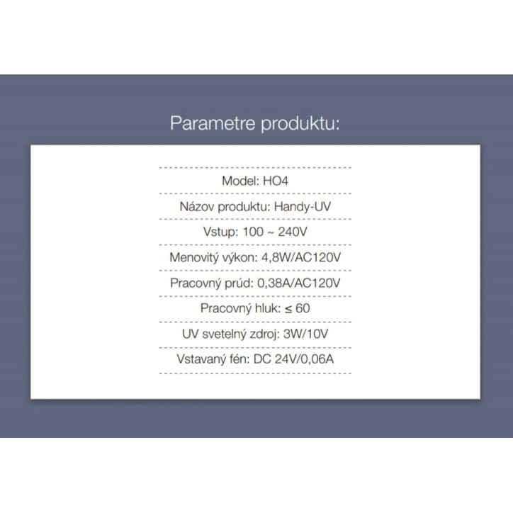 Čistič vzduchu UV-C bez filtra