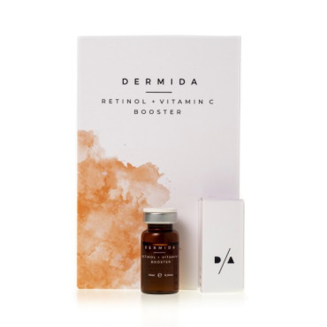 DERMIDA® Retinol + Vitamin C Booster sérum ( veľké póry, škvrny a vrásky ) 10ml