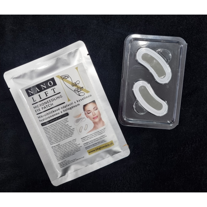 Mikroihličkové náplasti na okolie očí a nasolabiálne vrásky - 1 pár