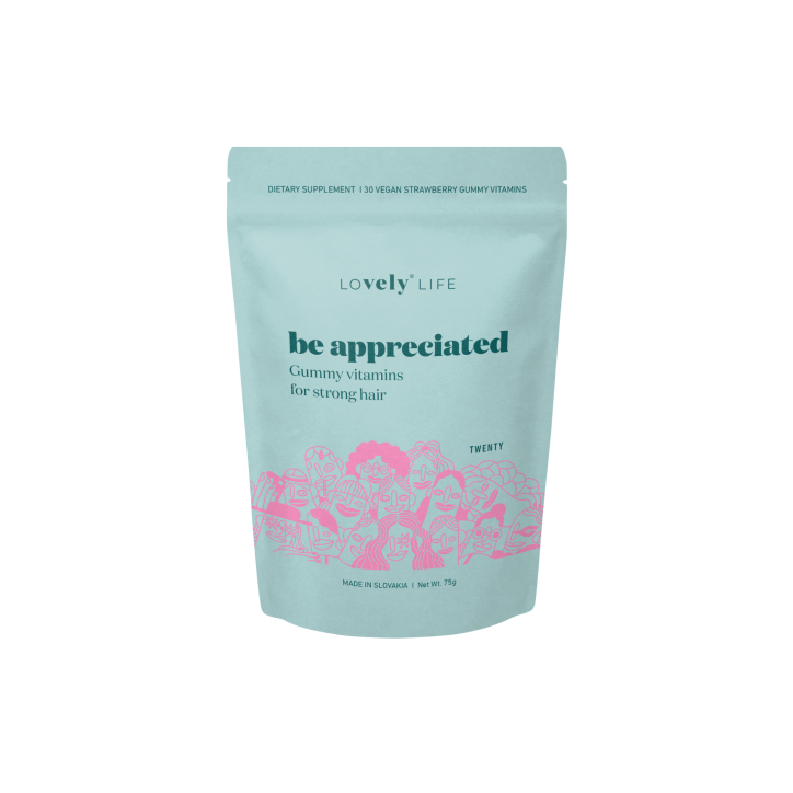 VELY be appreciated™ Gumené vitamíny pre silné vlasy