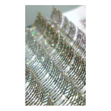 3D trblietavé mihalnice ZLATÉ- hrúbka 0,15 mm ( natočenie J )