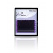 Silk hodvábne 3D mihalnice v mini zásobníku- natočenie J - Mix dĺžok 8-13mm