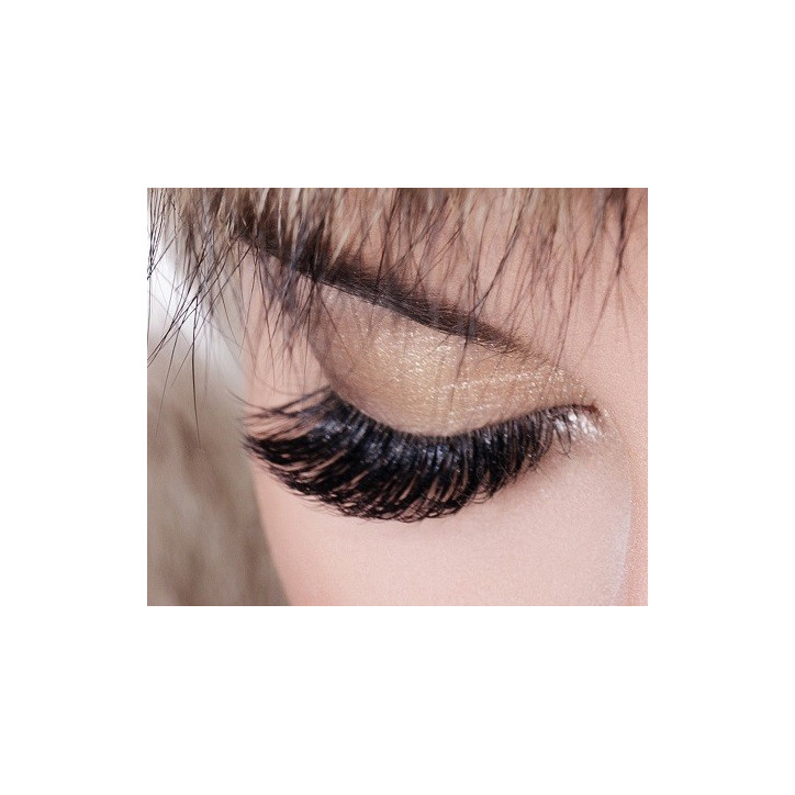 100% norkové mihalnice - tvar J