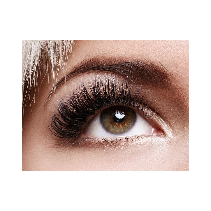 100% norkové mihalnice - tvar J