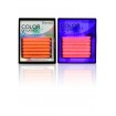 Fluorescentné UV ružové mihalnice C x 8-13 mm v mini zásobníku
