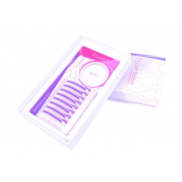 Podložka na mihalnice pre rýchlejšiu aplikáciu mihalníc