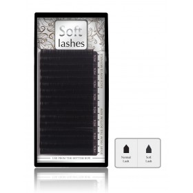 HODVÁBNE mihalnice ( C ) mix dĺžok 8-14 mm, 16 radov