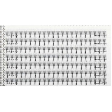 Hodvábne 6D mihalnice ( 6 v 1 ) - tvar D 0,07 mm